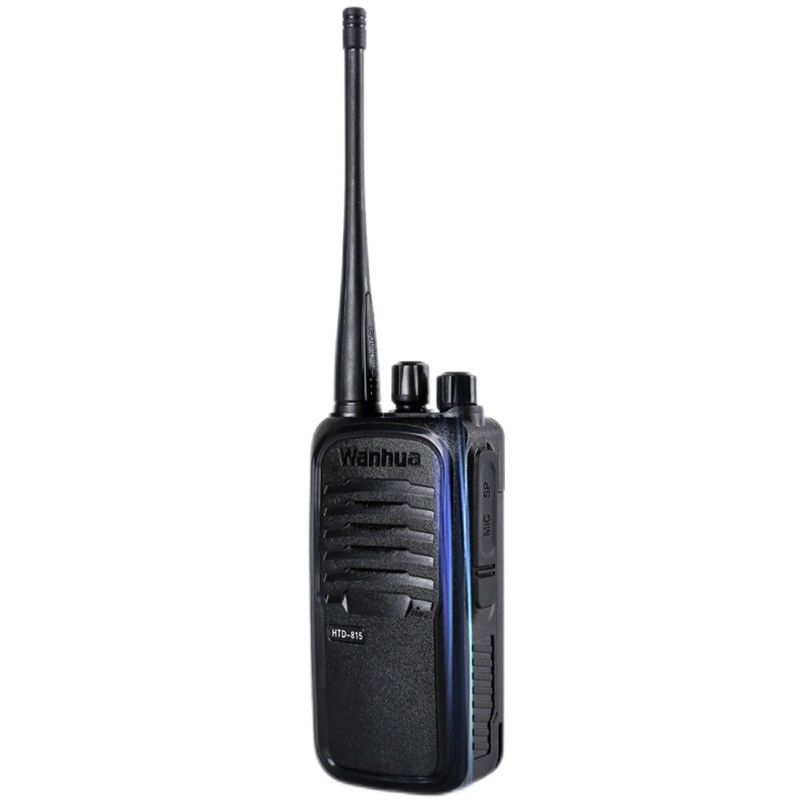 Μαύρο Wanhua HTD815 Walkie Talkie 5W/8W Προαιρετική εμβέλεια 10 km για ανάγκες επικοινωνίας