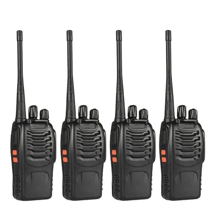 Ασύρματα διασύνδετα UHF/VHF διπλής ζώνης BF-888S για επικοινωνία και 99 κανάλια αποθήκευσης