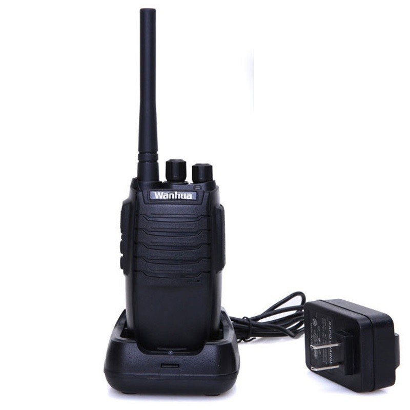 Εξωτερική χρήση HTD815 Walkie Talkies με χωρητικότητα μπαταρίας 3500mAh και μαύρο σχεδιασμό