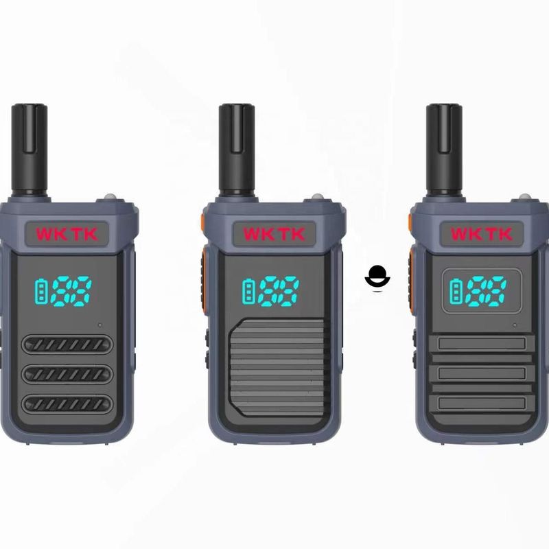 2W/0.5W Εξόδου Δύναμη Walkie Talkie POC Ραδιόφωνο με δίκτυο Wifi και μαύρο Android ομιλητή
