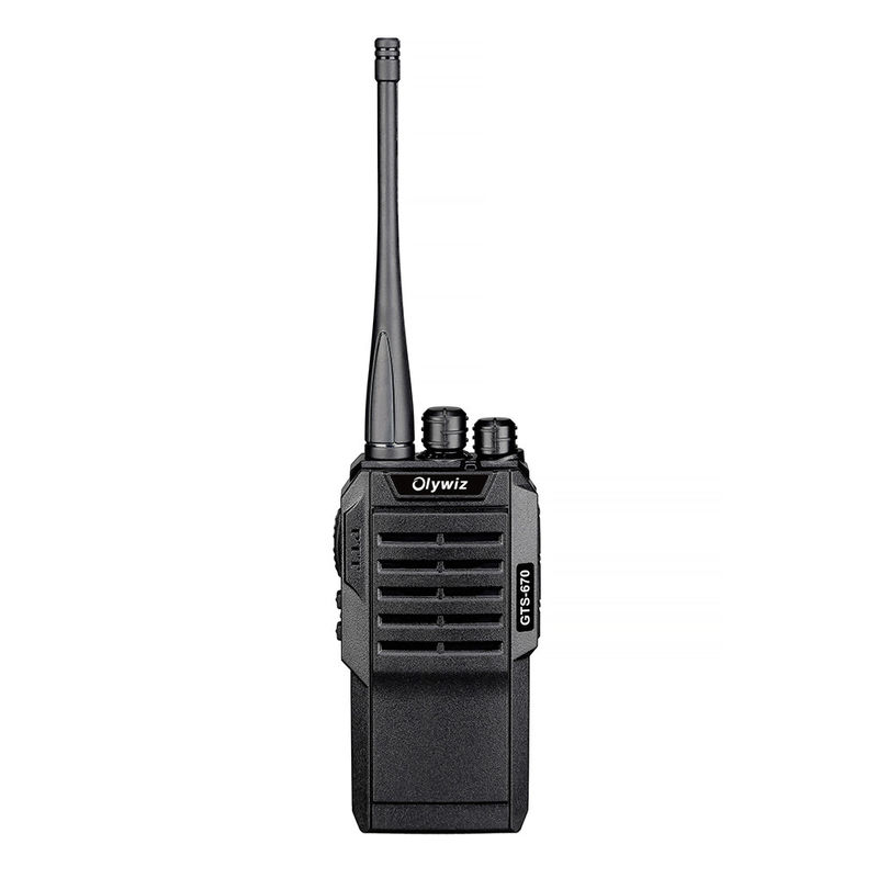 2000mAh χωρητικότητα μπαταρίας Δύο ζώνες Walkie Talkie για ξενοδοχεία και εξωτερικά 5W 400-470MHz