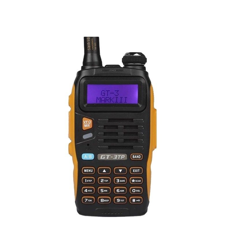 128 κανάλια αποθήκευσης Αδιάβροχο Walkie Talkie 5 Watt Δύο οδικά κινητό ραδιόφωνο διπλής ζώνης
