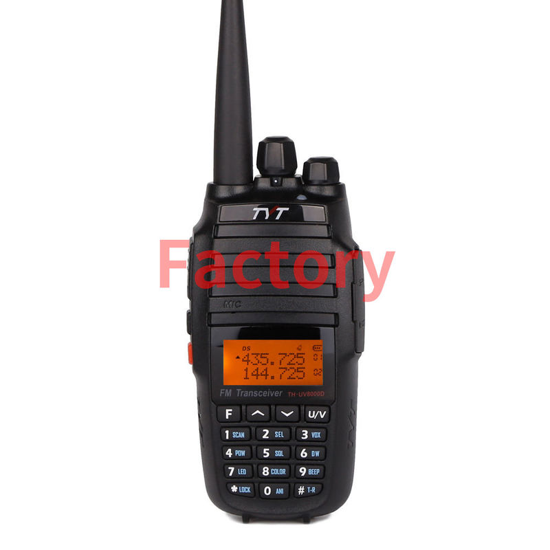 10W Δύο ζώνες FM SDR ραδιόφωνο TYT 8000D DMR UV-8000D για 5-10km Talk Range Walkie Talkie