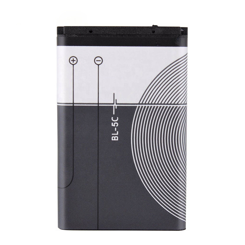 BL-5C Liion επαναφορτιζόμενες μπαταρίες κινητών τηλεφώνων για Nokia 6600 6230 3650 E50 N70 1100 6268 E70 3.7V 1020mAh