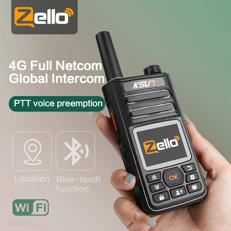 GPS WiFi POC Network Walkie Talkie 4G POC Δύοπλευρο ραδιόφωνο με επικοινωνία μεγάλου βεληνεκούς