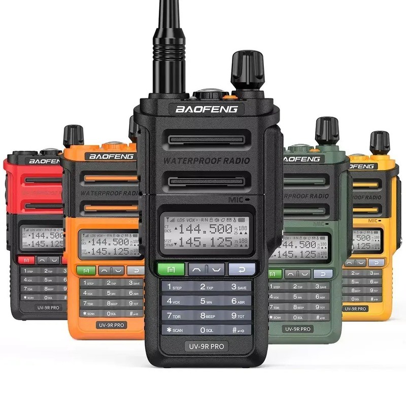 GMRS Walkie Talkie Τύπος Baofeng UV-9R PRO Αδιάβροχο IP68 Μακροδιάστημα UHF/VHF ραδιόφωνο