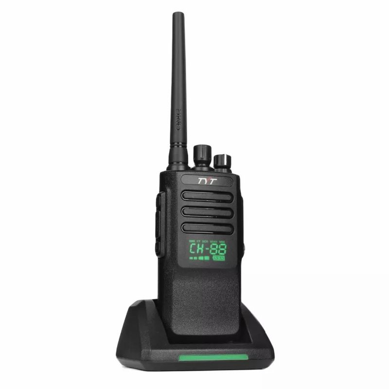 Χεριζόμενο μαύρο TYT MD-680D IP67 Αδιάβροχο 10W DMR Επαγγελματικό VHF/UHF Walkie Talkie