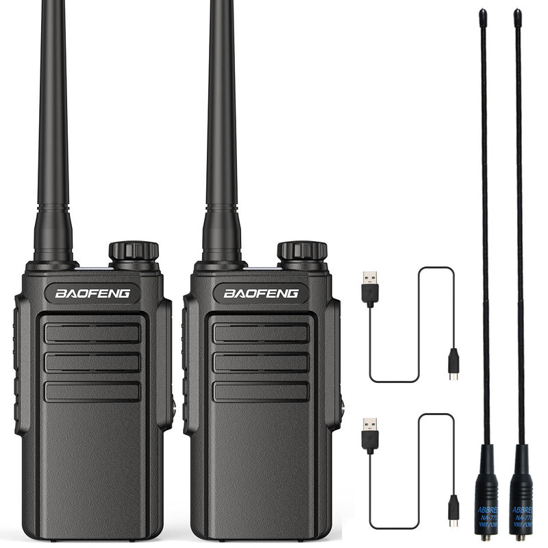 UHF 400-470MHz Κουρητό Walkie Talkie Τύπου-C Φορτίο Αναβάθμιση BF-888S Ραδιόφωνο για εξωτερικούς χώρους
