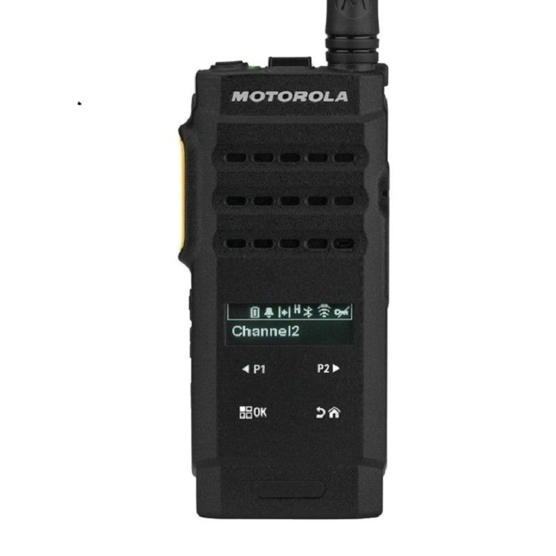 128 κανάλια αποθήκευσης Μαύρο walkie-talkie με υψηλή ισχύ και ισχυρό σήμα