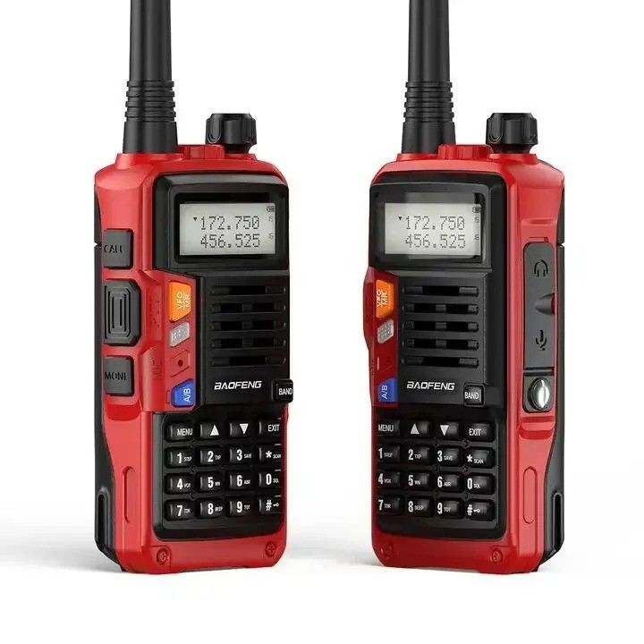 2200mAh χωρητικότητα μπαταρίας UV-S9plus Handheld Walkie-Talkie για συχνότητα VHF UHF το 2024