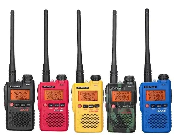Χεριζόμενο τερματικό στυλ Baofeng UV3r ραδιοφωνικό walkie-talkie με τύπο συχνότητας VHF UHF