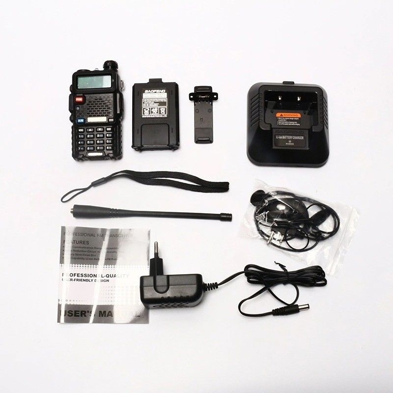 206g Baofeng UV5r Διπλή συχνότητα VHF UHF επαγγελματικό walkie-talkie για ομάδες ασφαλείας