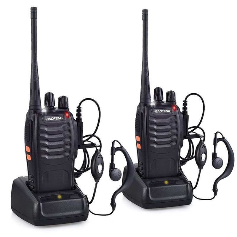 Τερματικό στυλ Κουχιαίο UHF ραδιοφωνικό walkie-talkies Bf-888s ευθεία για 0-10KM Talk Range