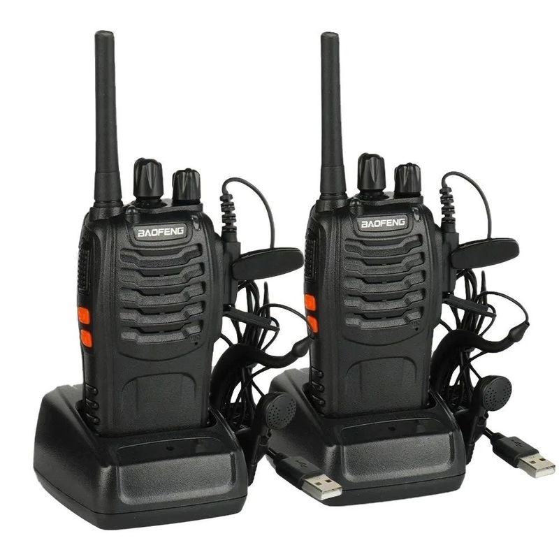Baofeng Bf-88E 1500mAh Δύοδιαδρομικός φορητός walkie-talkie για FRS και Ham Radio το 2024