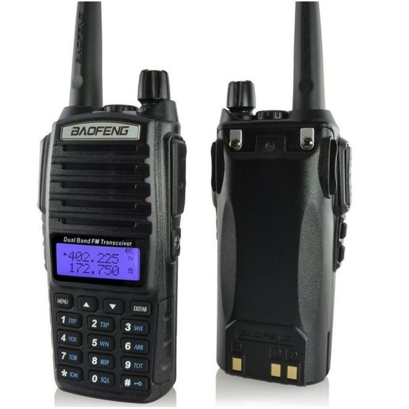220g Μαύρο UV82 8W BAOFENG Διπλή ζώνη 2 Way Walkie Talkie UV-82 και Radio Top Πώληση