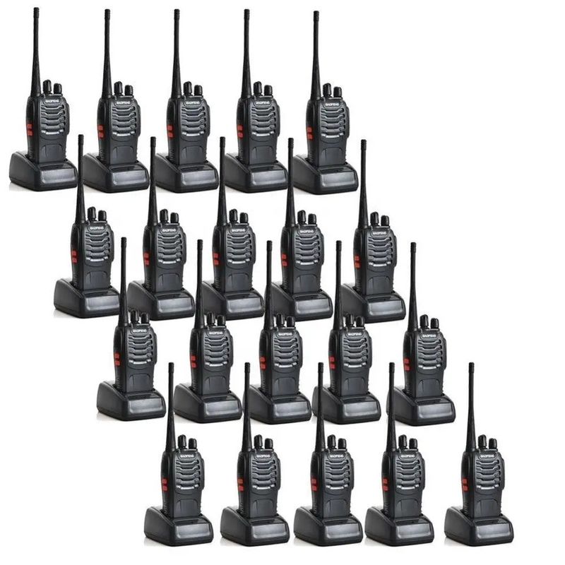 BF-888S Baofeng 5W Walkie Talkie με χωρητικότητα μπαταρίας 1500mAh και τύπο συχνότητας UHF